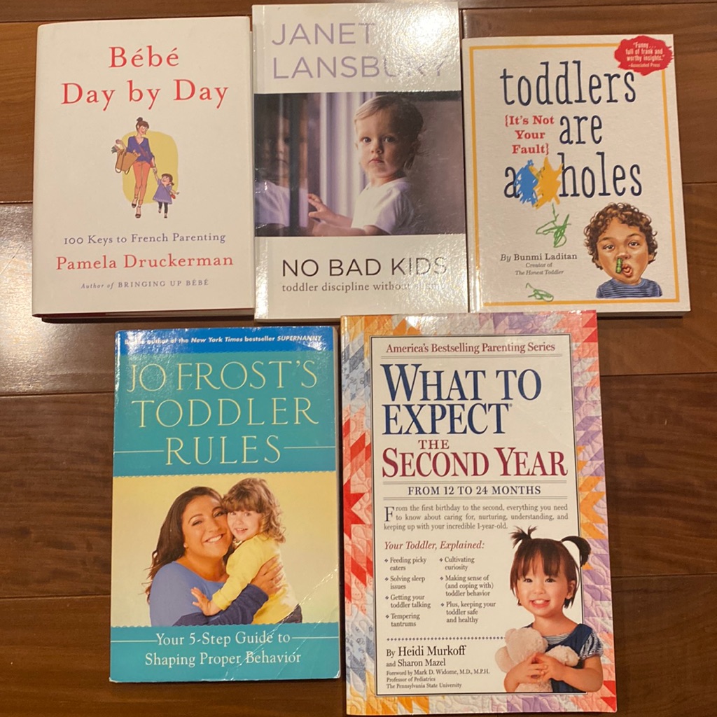 Lot Of 5 Baby Toddler Discipline Parenting Books